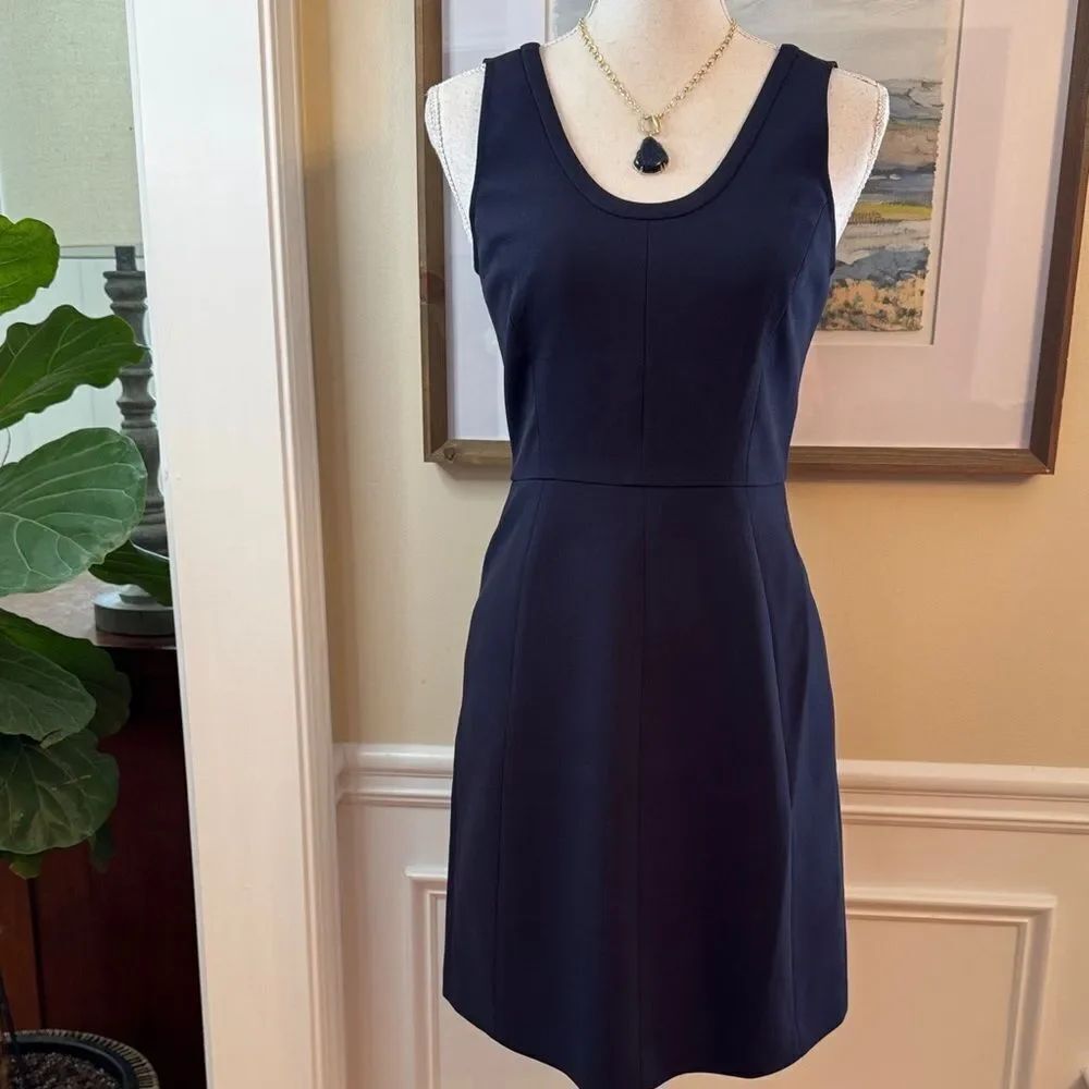 J. Crew Navy Blue Dress